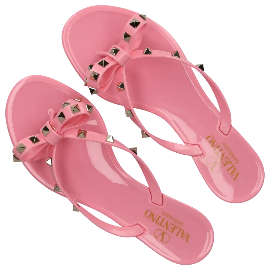 Valentino Garavani - Zehentrenner FLIPFLOPS ROCKSTUD PVC - pink