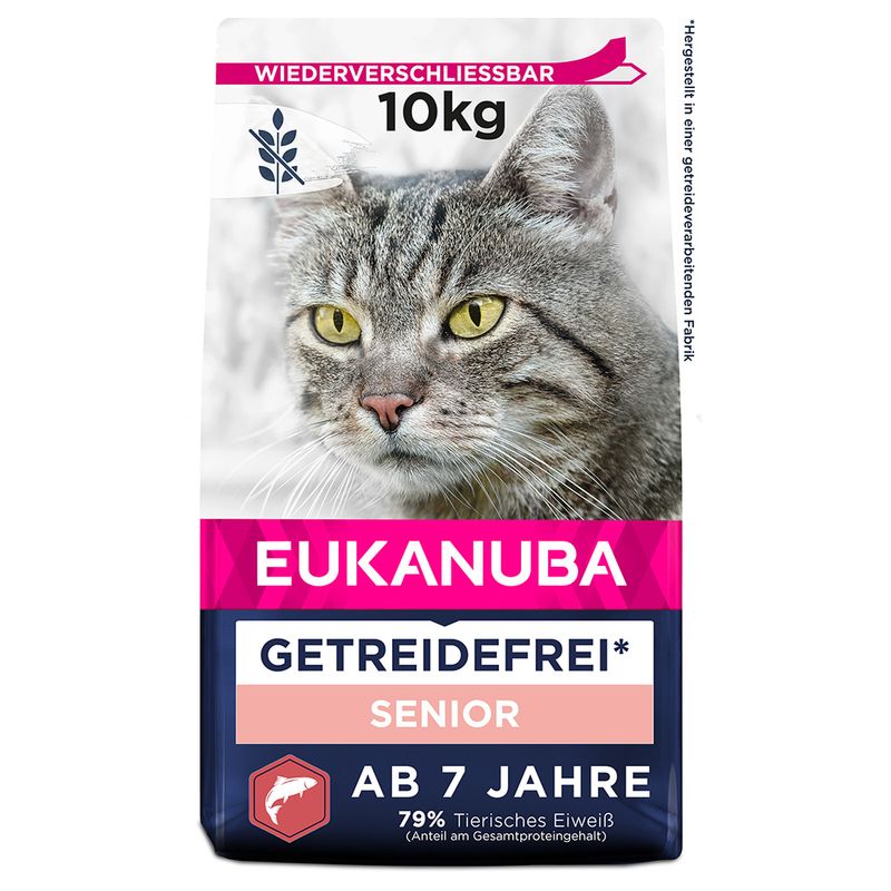 Eukanuba Senior Grain Free Reich an Lachs zu TOP-Preisen | bitiba