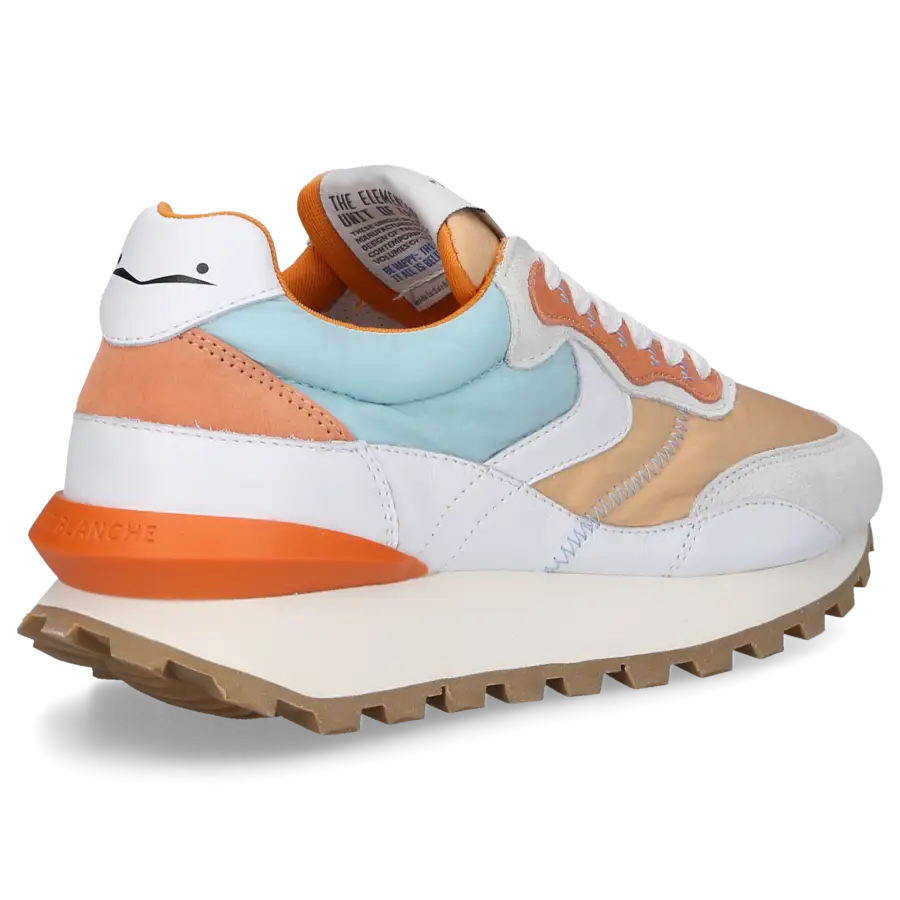 VOILE BLANCHE - Sneaker low OWARG Kalbsleder - beige
