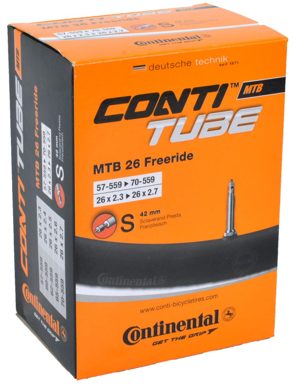 Continental MTB 26 Freeride S42 Schlauch kaufen | Bike-Discount