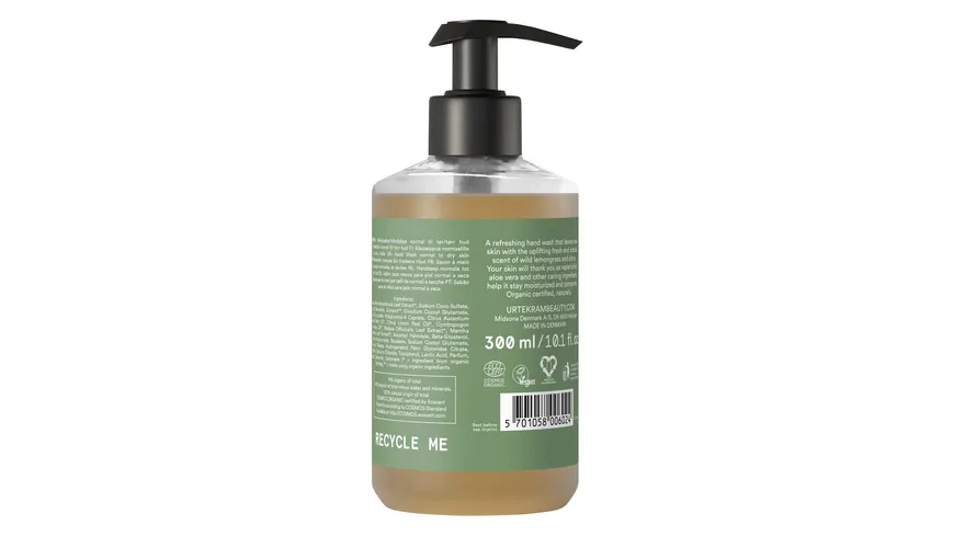 URTEKRAM Flüssigseife Wild Lemongrass 300 ml