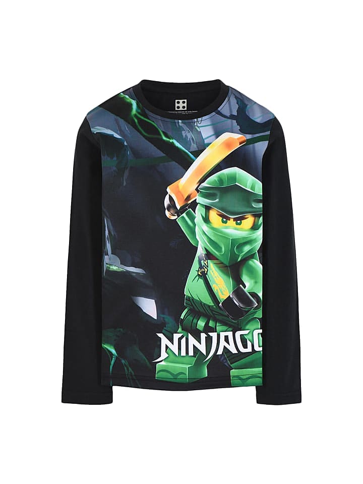 Legowear Ninjago T-Shirt Langarm M12010347 in Black günstig kaufen 140