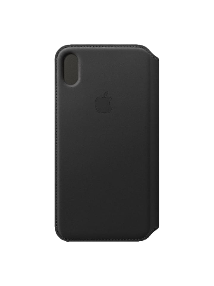 Apple Handyhülle Leder Folio Case für iPhone XS Max MRX22ZM/A in schwarz günstig kaufen onesize