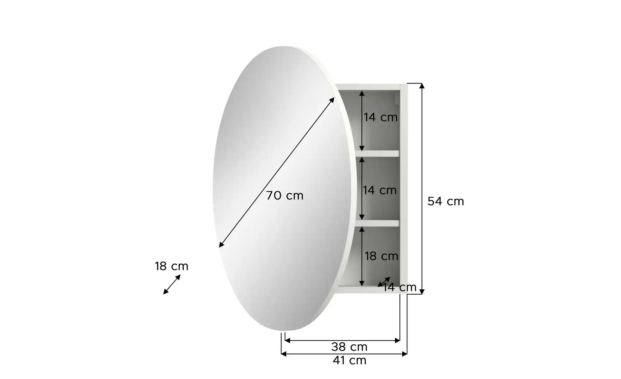 Spiegelschrank