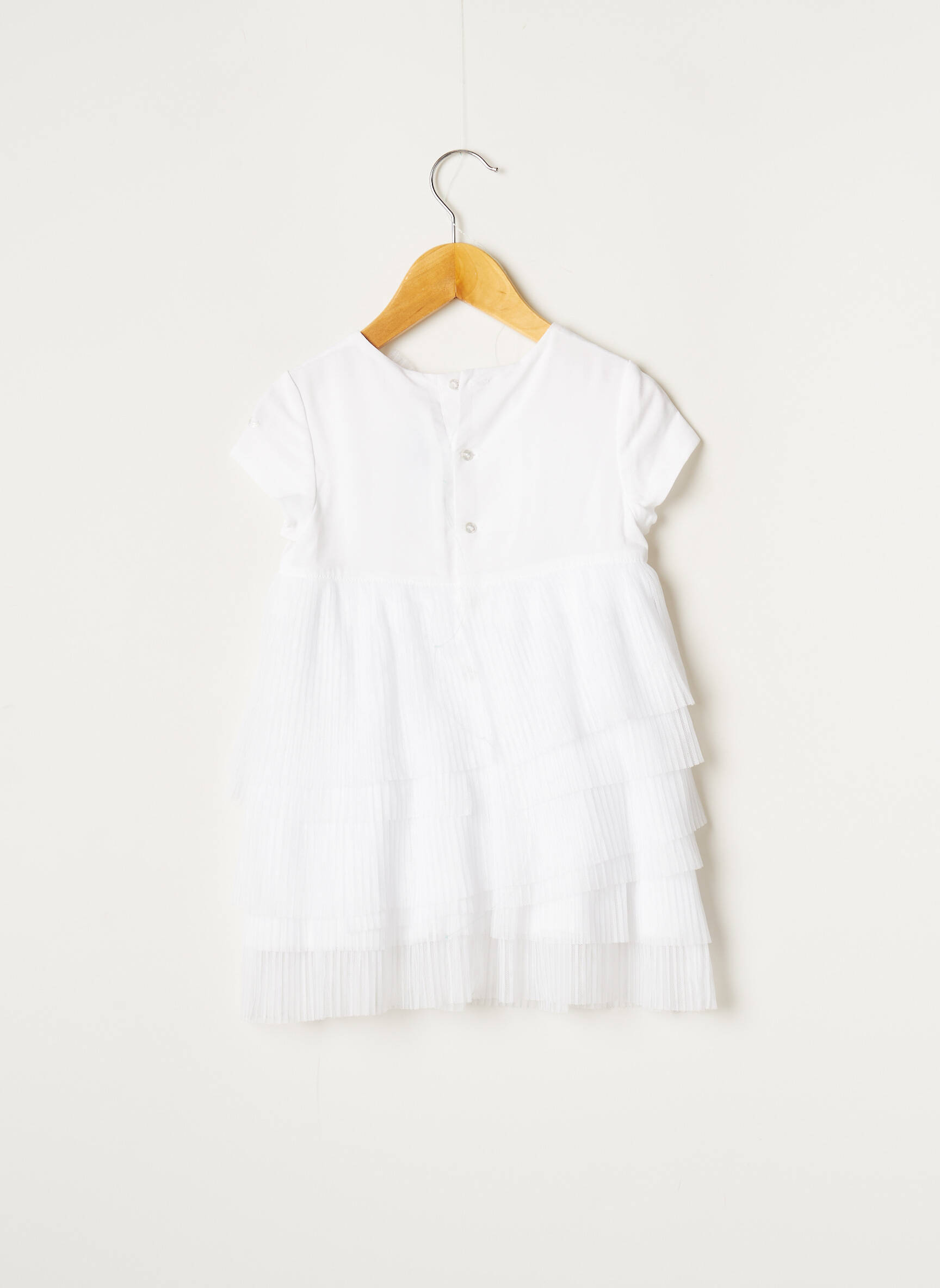 Catimini Robes Mi Longues Fille couleur blanc