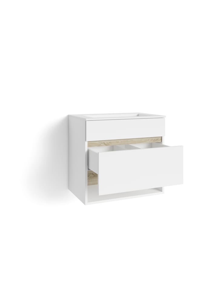 byLiving Waschtisch Marino in Weiß - (B) 60 x (H) 56 x (T) 40 cm günstig kaufen onesize