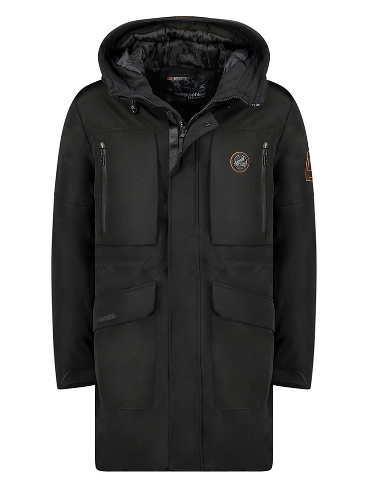 Geographical Norway Parka in Schwarz günstig kaufen