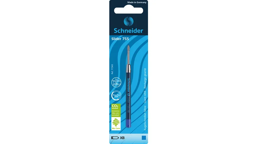 Schneider Kugelschreibermine Slider 755 XB blau