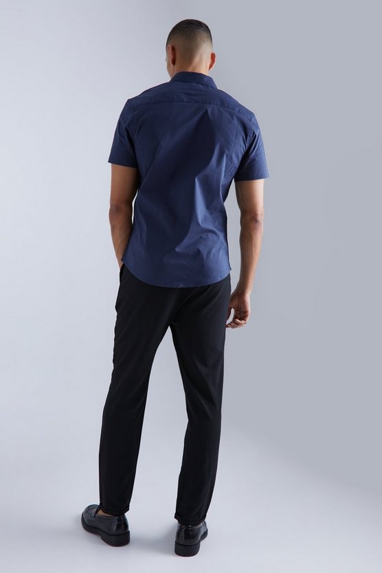 Kurzärmliges Slim-Fit Hemd