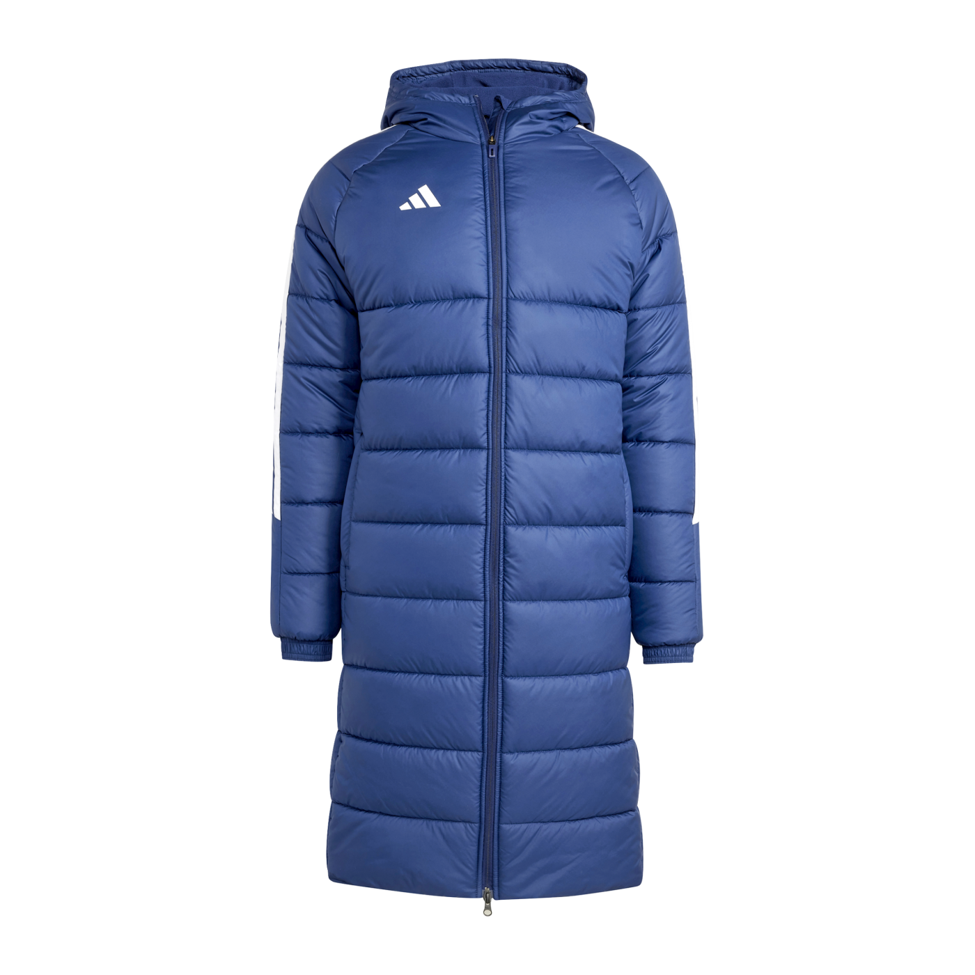adidas Tiro 24 Long Coachjacke Blau Weiss