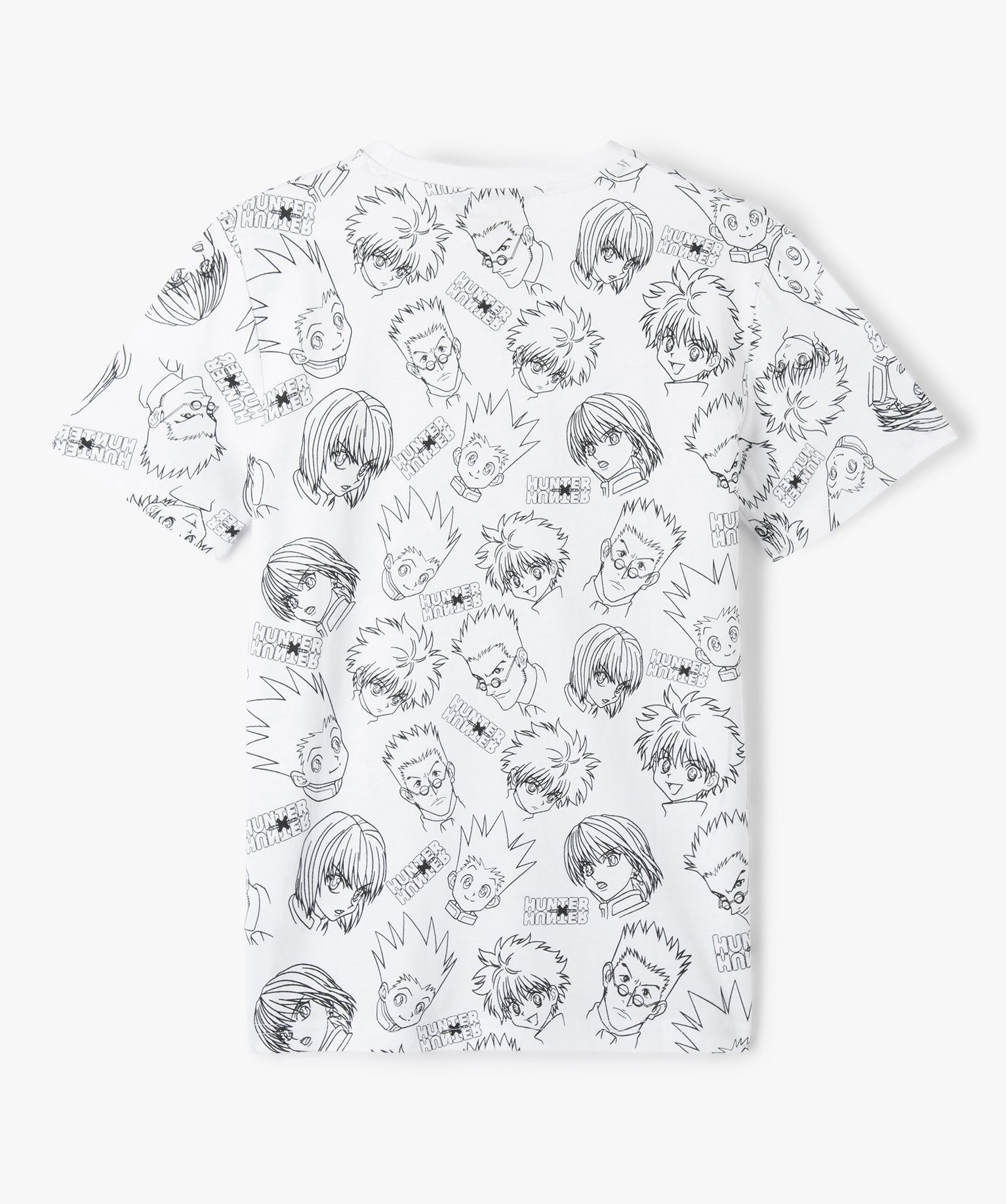 Tee-shirt à manches courtes imprimé manga Garçon - Hunter... blanc | GEMO
