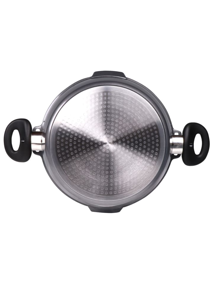 Stoneline Kochtopf 24 cm | mit Sieb-Glasdeckel in Anthrazit günstig kaufen Ø 24cm