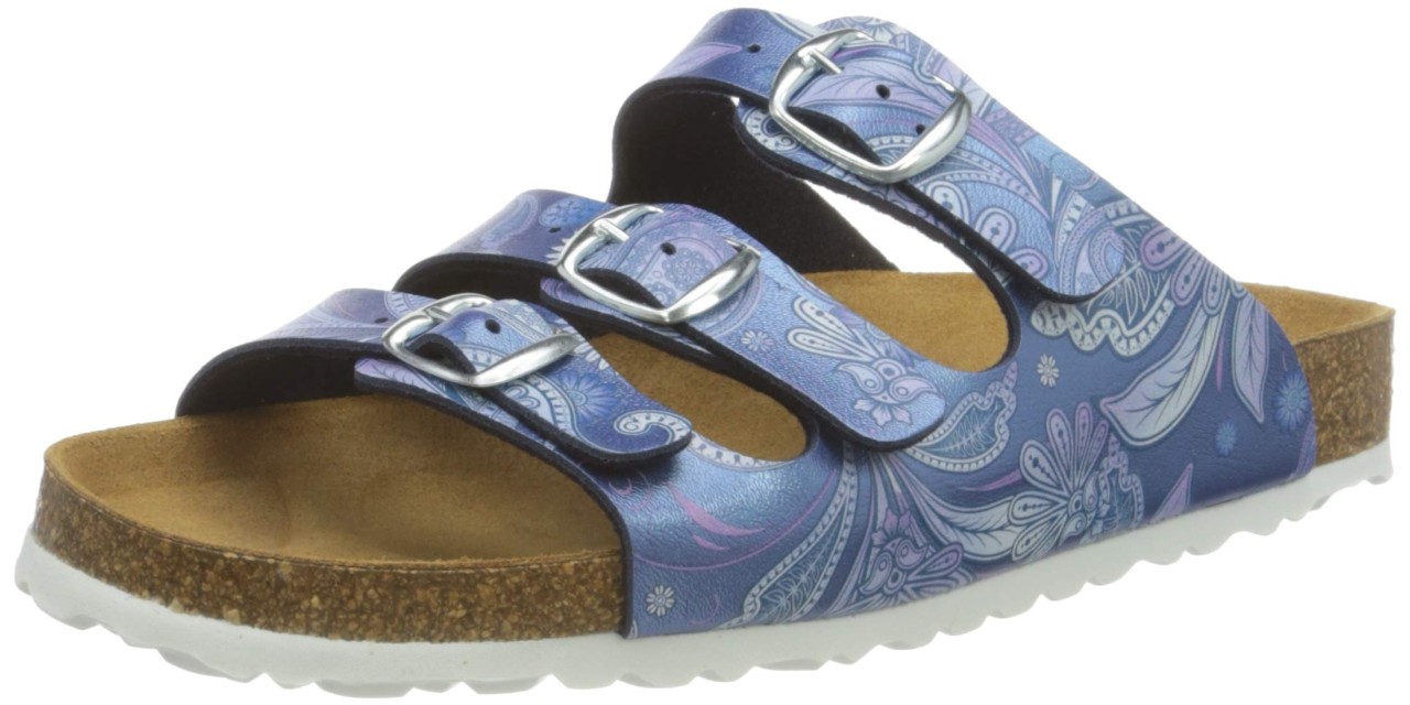 LICO Pantoletten blau