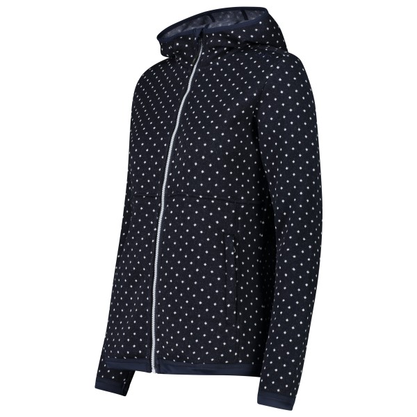 CMP - Women's Jacket Fix Hood Jacquard Knitted 33H1966 - Fleecejacke
