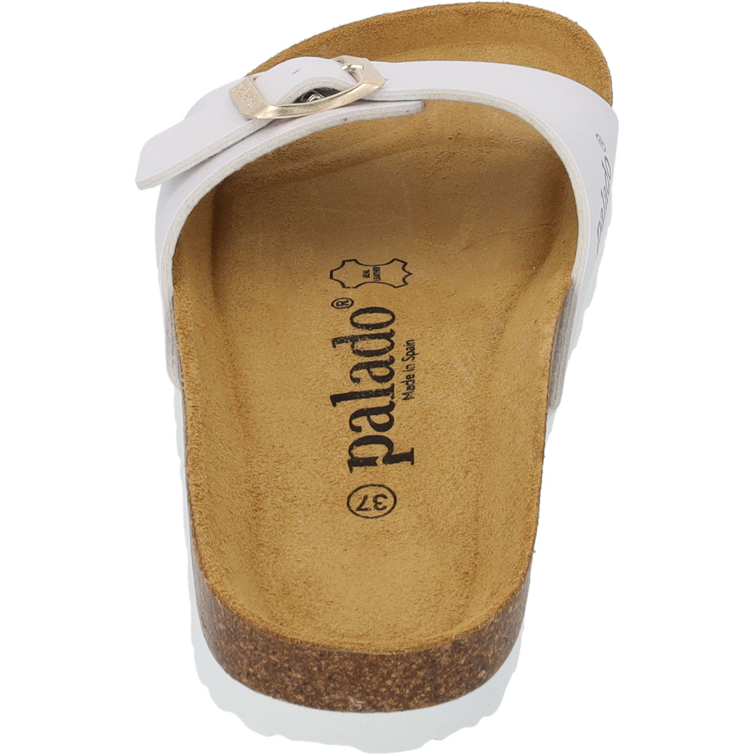 Palado Malta Metallic, Pantoletten, Damen, Metallic Weiß Gold