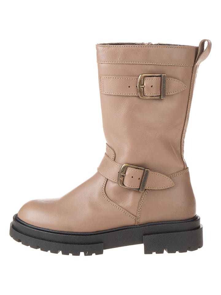 lamino Leder-Boots in Rosa günstig kaufen