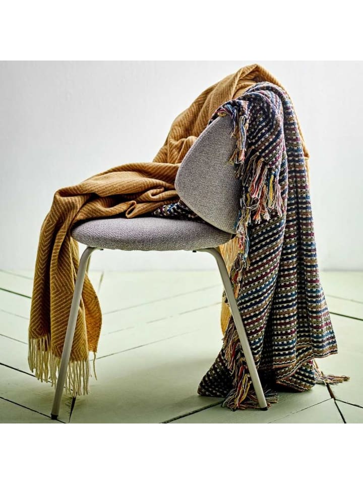 Bloomingville Decke LAZZARIO Bunt Gemustert 160x130 cm günstig kaufen onesize