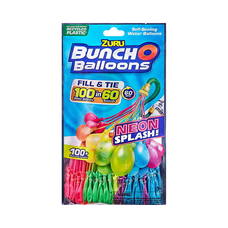 Bunch O Ballons Vannballonger 100-pk Bunch o balloons neon splash