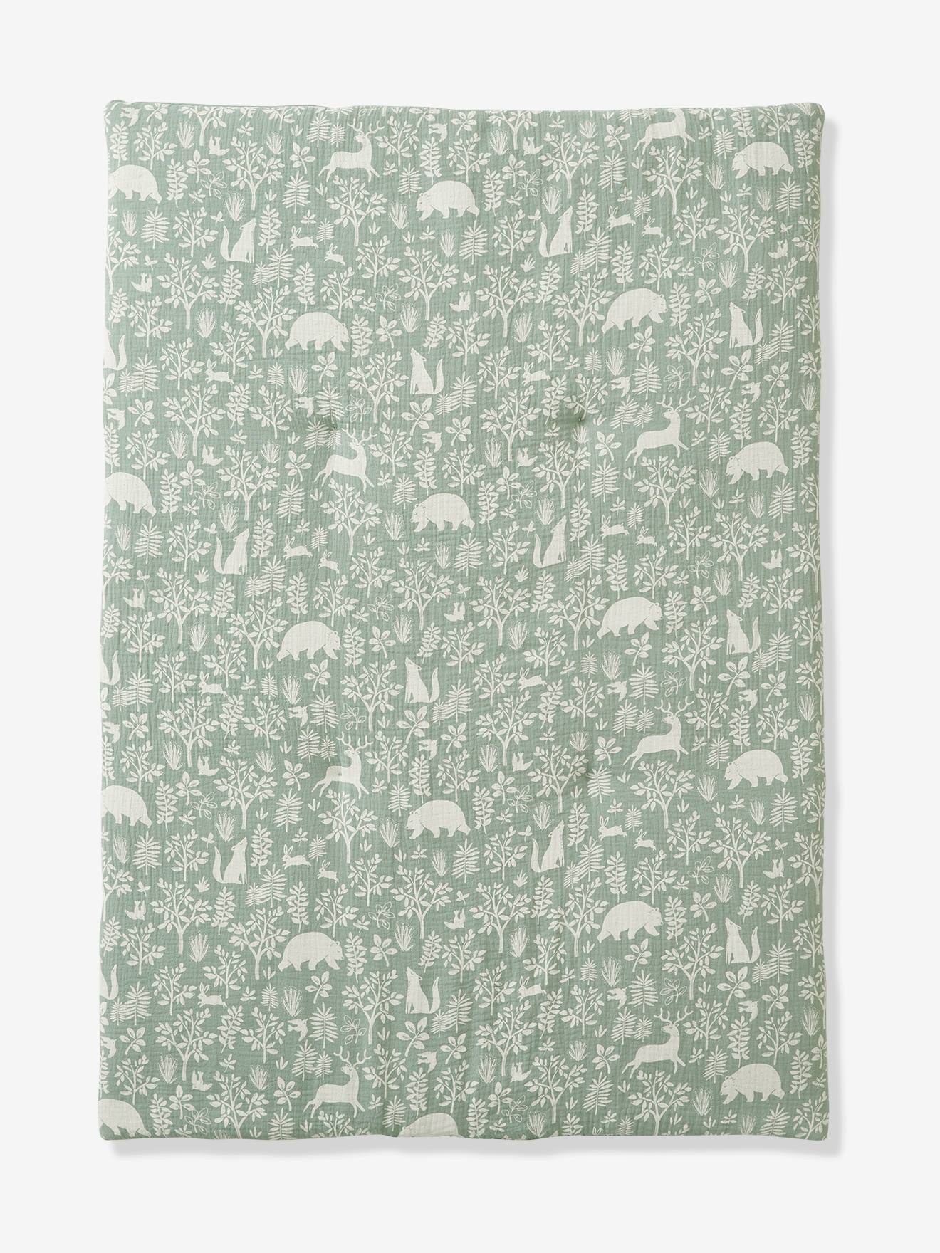 Tapis de sol DANS LES BOIS vert sauge