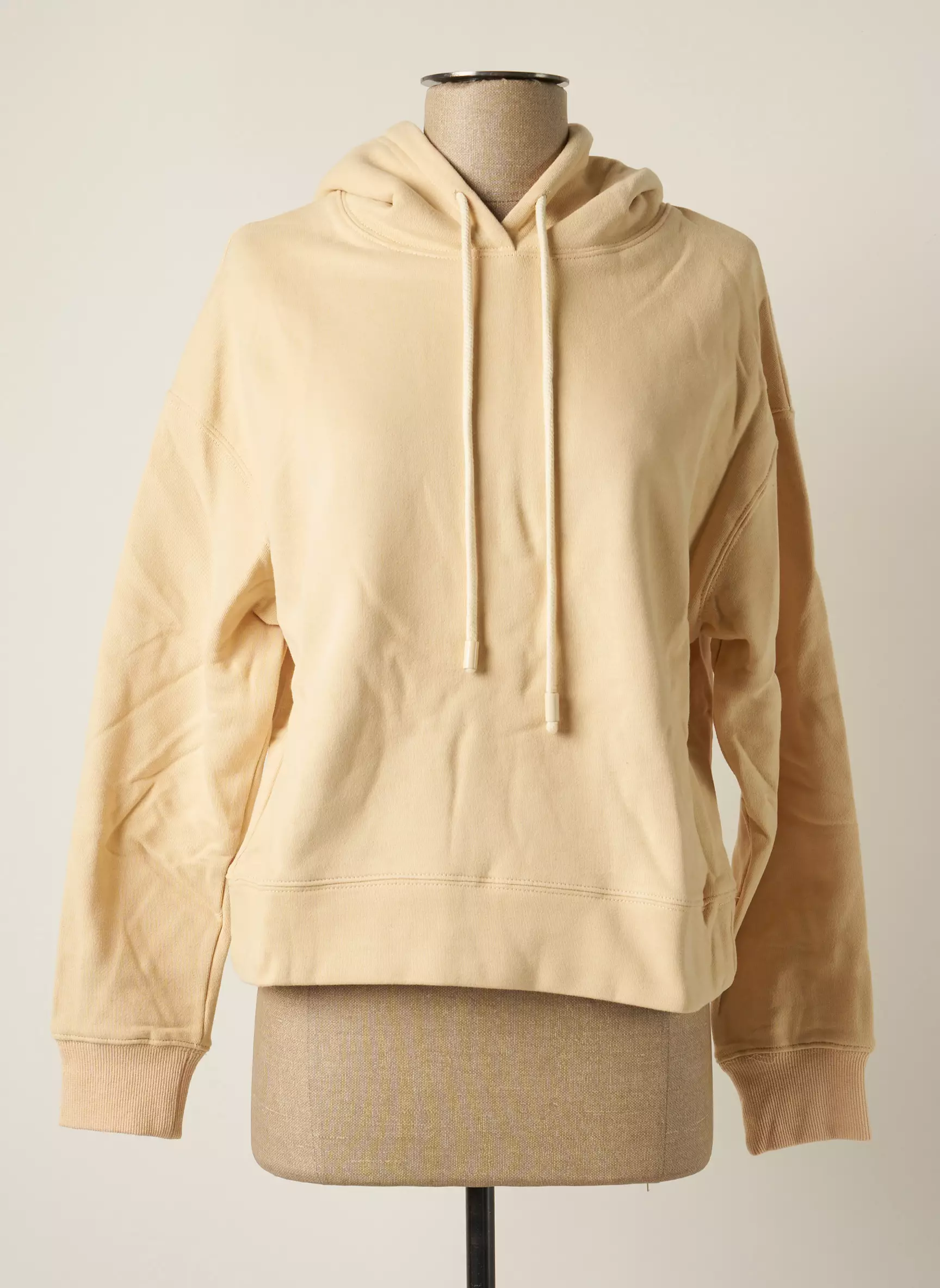Artlove Sweat Capuche Femme couleur beige