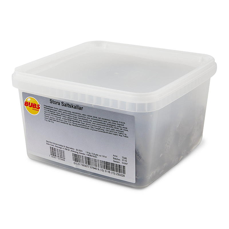 Bubs Store saltskaller 1,6 kg