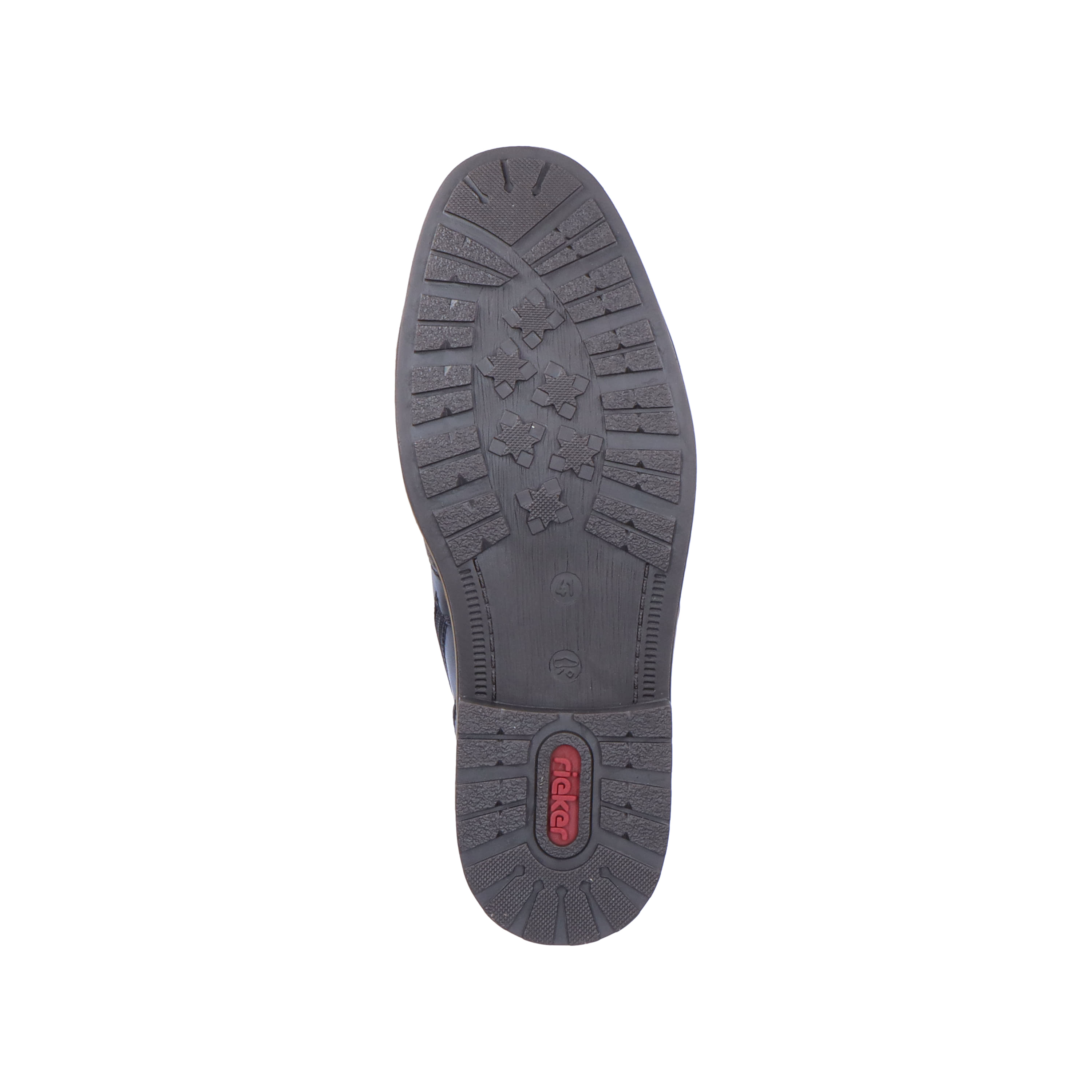 Rieker Herren Schnürstiefel graphitschwarz