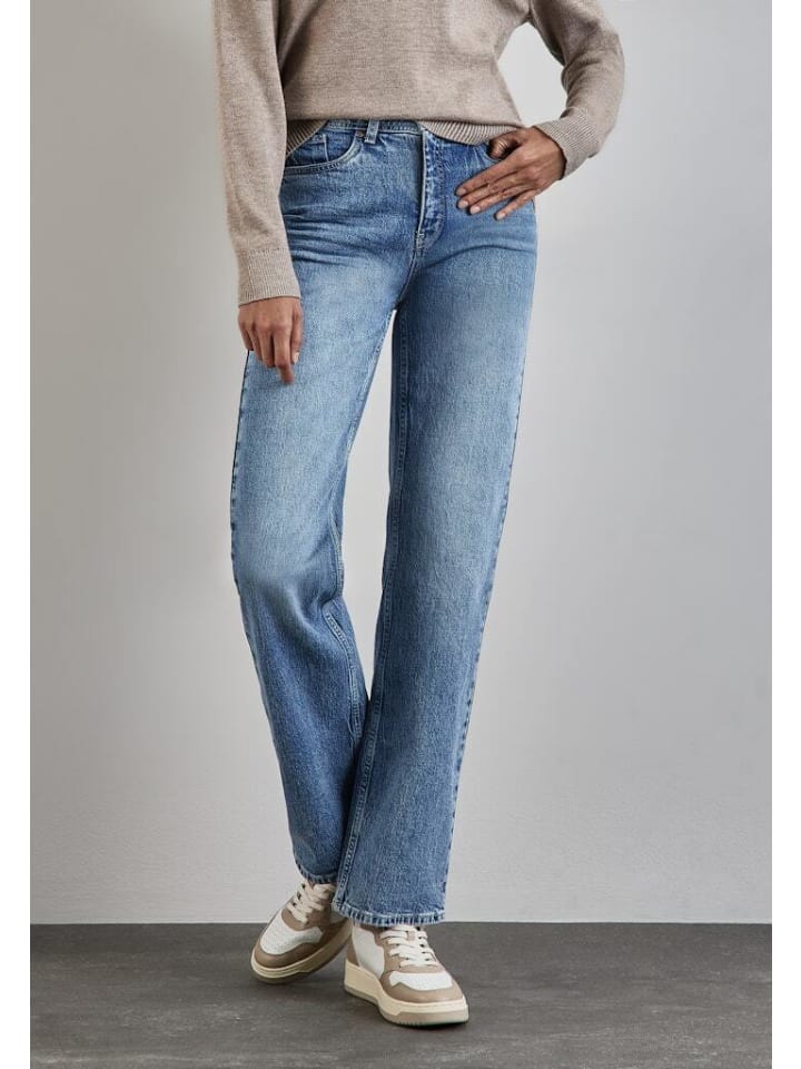 Street One Jeans in light blue authentic wash günstig kaufen