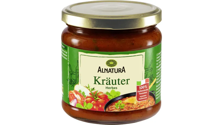 Alnatura Bio Tomatensauce Kräuter 350 ml