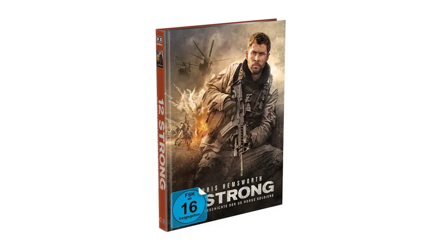 12 STRONG – Die wahre Geschichte der US-Horse Soldiers - 2-Disc Mediabook Cover A (4K UHD + Blu-ray) Limited Edition – Uncut