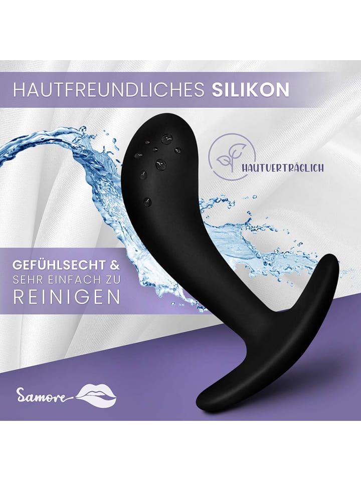 SAMORE Samore Analplug-Set in schwarz günstig kaufen onesize