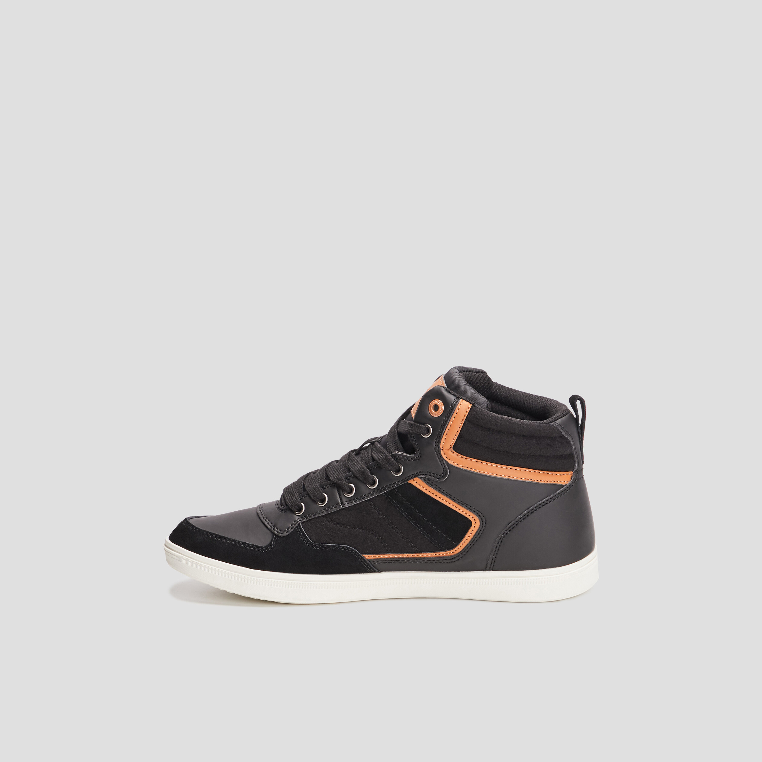 Baskets montantes Creeks noir homme | La Halle