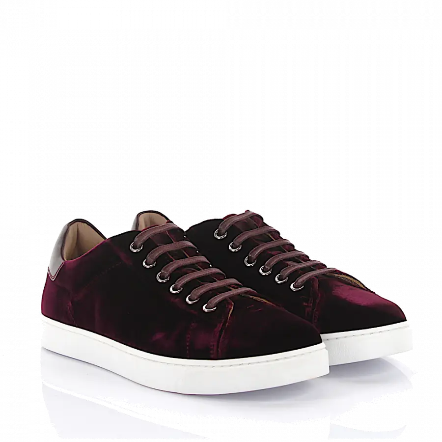 Gianvito Rossi - Sneaker low S20460 Samt - rot