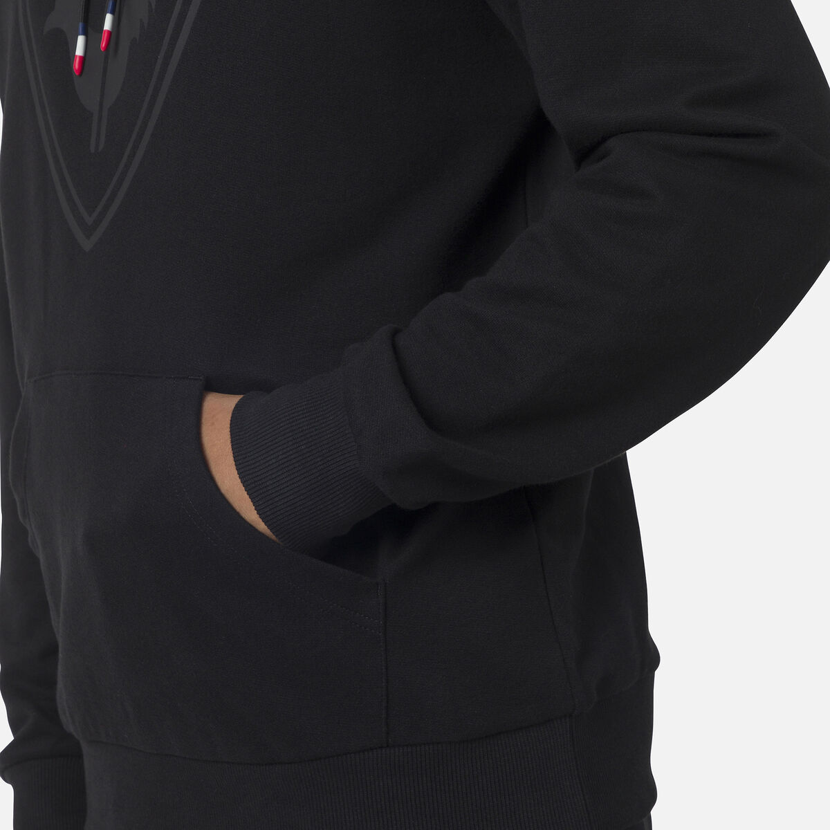 Herrensweatshirt mit Kapuze und Logo