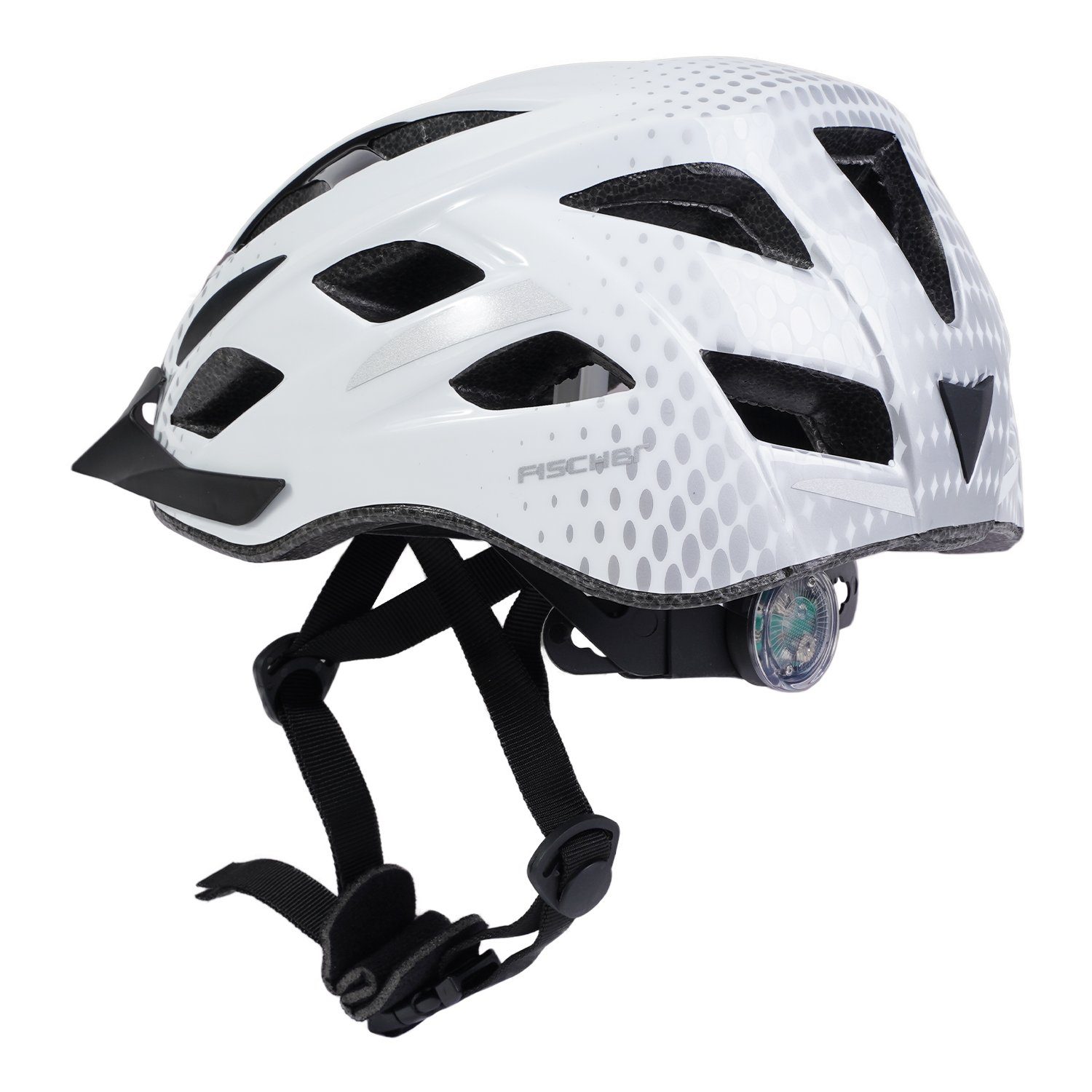 FISCHER Fahrrad Fahrradhelm Fahrradhelm Urban Lano L / XL einstellbar, Rad-Helm Fahrrad, Kopfumfang 58cm bis 61cm, Hochfeste EPS-Innenschale