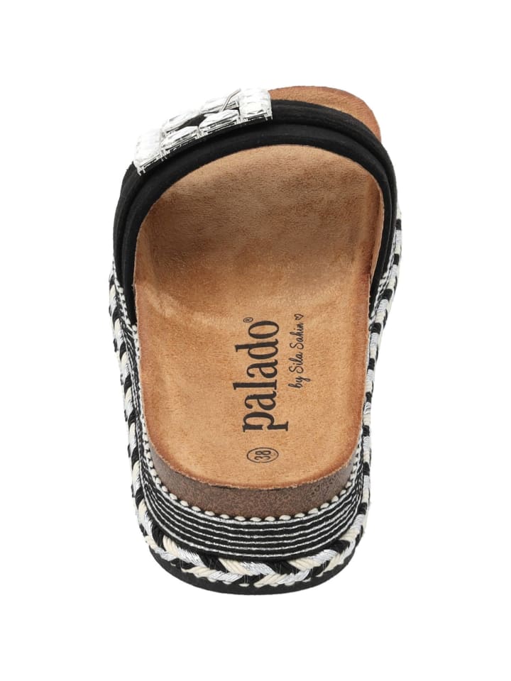 palado Plateau-Pantoletten in BLACK günstig kaufen