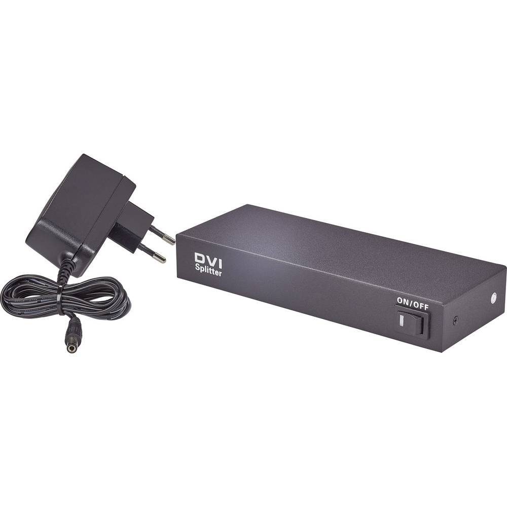 Renkforce DVI-Switch 2 Port DVI Splitter, Ultra HD-fähig