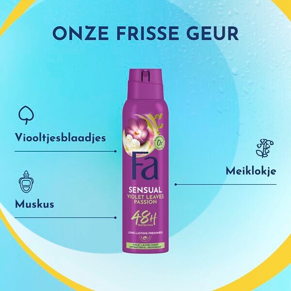 Fa Violet Leaves Passion -deodoranttisuihke 150ml