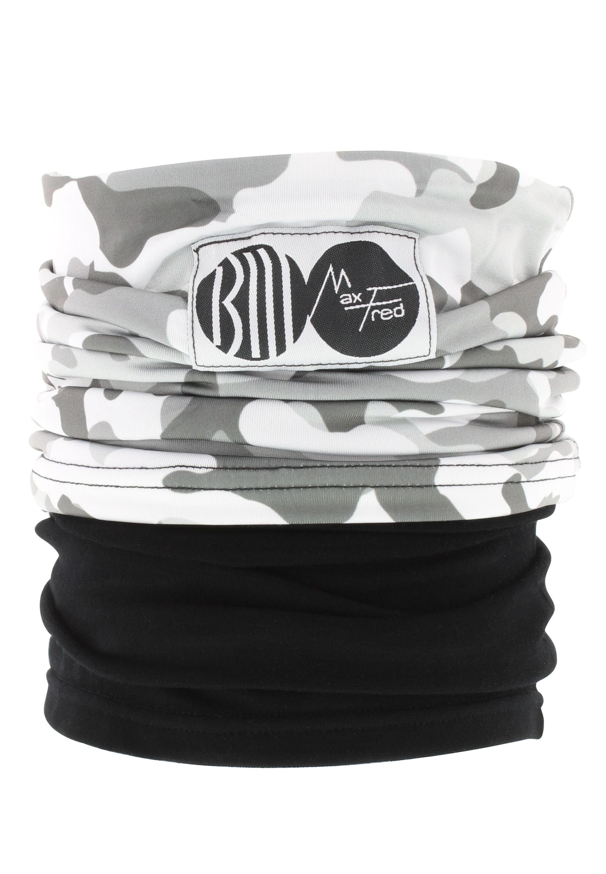 Maxfred Multifunktionstuch Bamboo camouflage Multifunktionstuch, Elastisch, Nachhaltig, geringe Geruchsaufnahme, Ultraweich