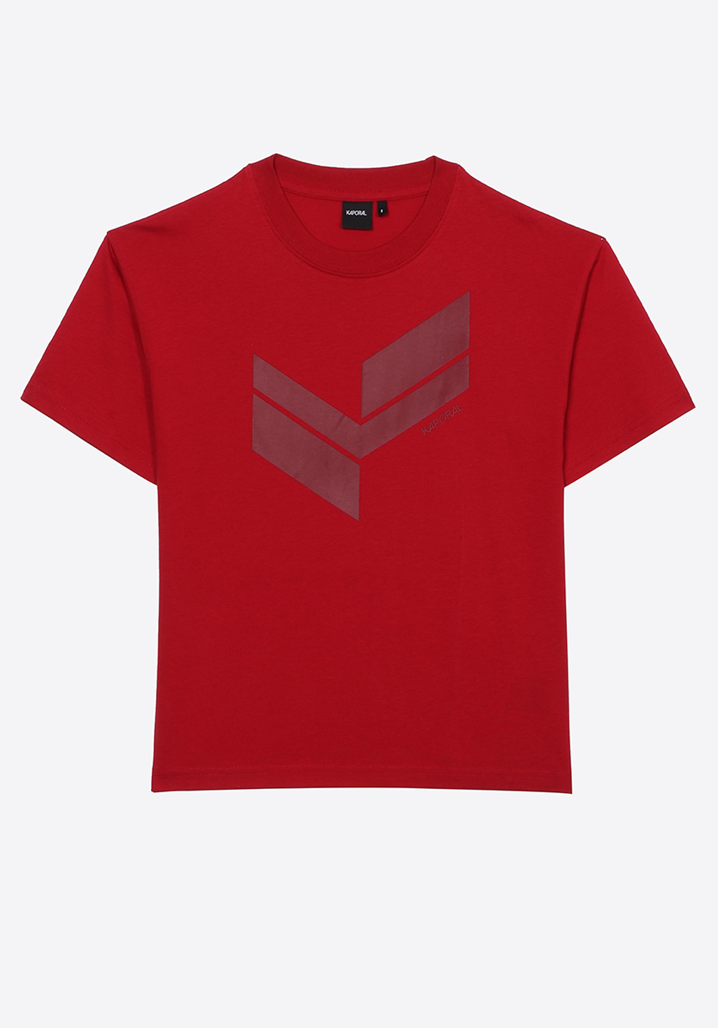 PIERO  T-shirt rouge Garçon en 100% coton