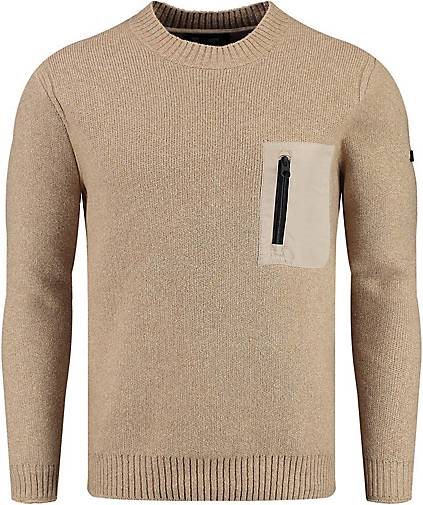 KEY LARGO Herren Strickpullover MST FLOOR ROUND