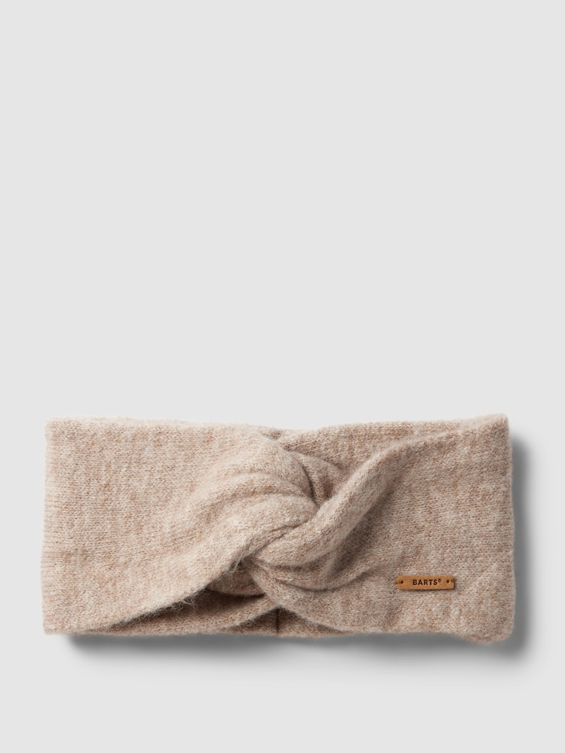 Stirnband mit Label-Detail Modell 'Witzia' in hellbraun