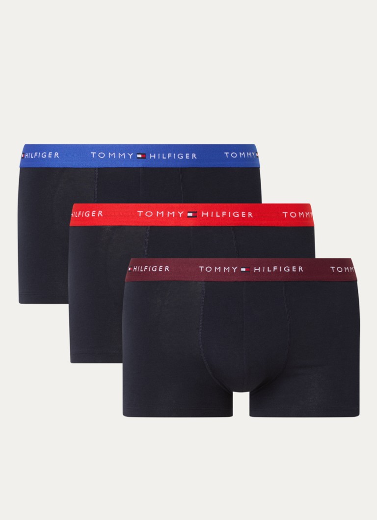 Set de 3 perechi de boxeri cu logo-ul Tommy Hilfiger