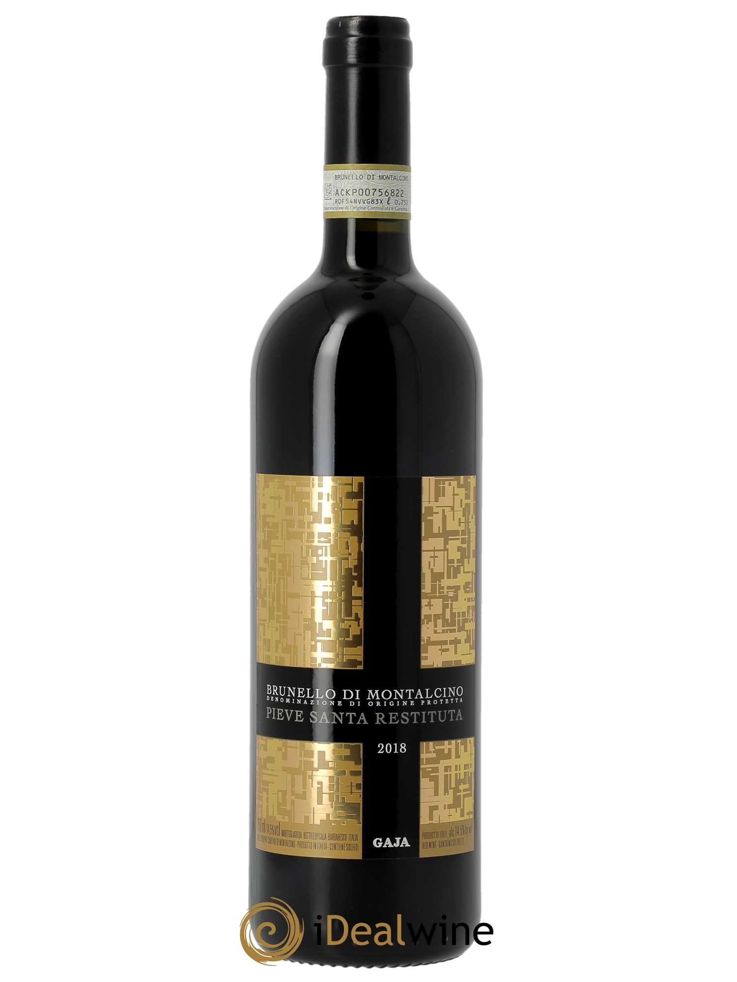 Brunello di Montalcino DOCG Pieve Santa Restituta - Rennina Angelo Gaja (CBO à partir de 6 BTS) 2018 - Lot de 1 Bouteille