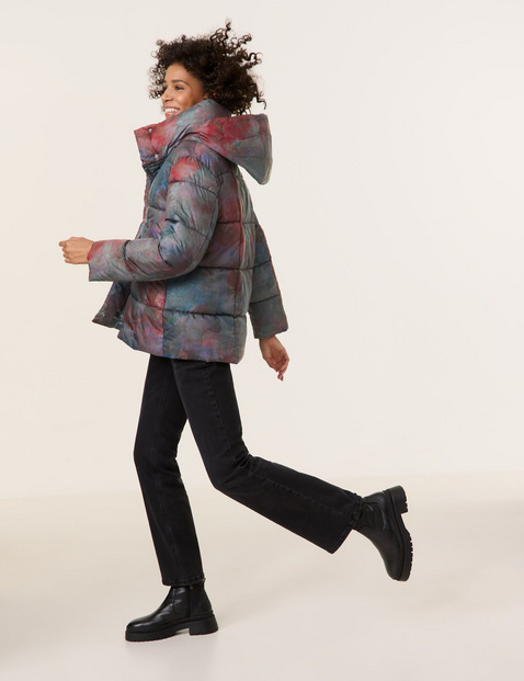 Outdoorjacke mit versteckter Kapuze