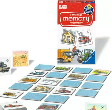 Wieso? Weshalb? Warum? Fahrzeuge memory® - Reisespiel ab 4 Jahren