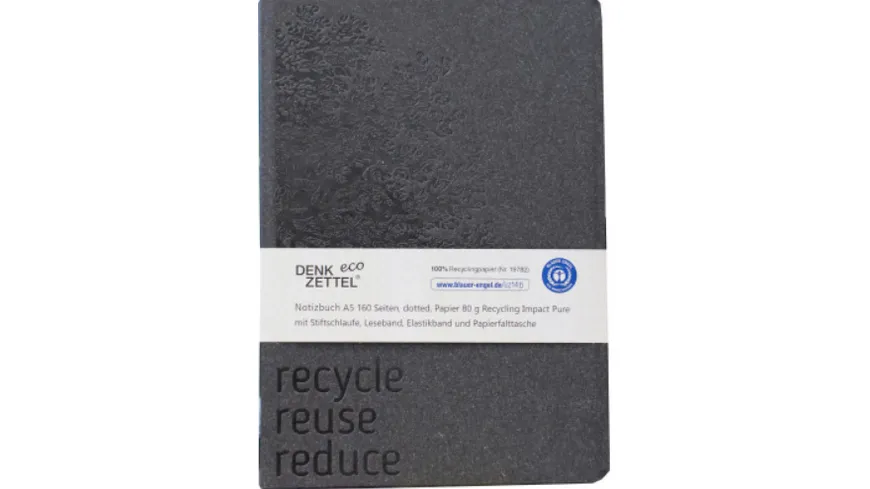 Leykam Notizbuch ECO A5 punktkariert sortiert