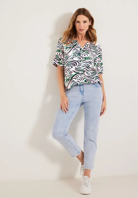 CECIL Print Viskose Bluse