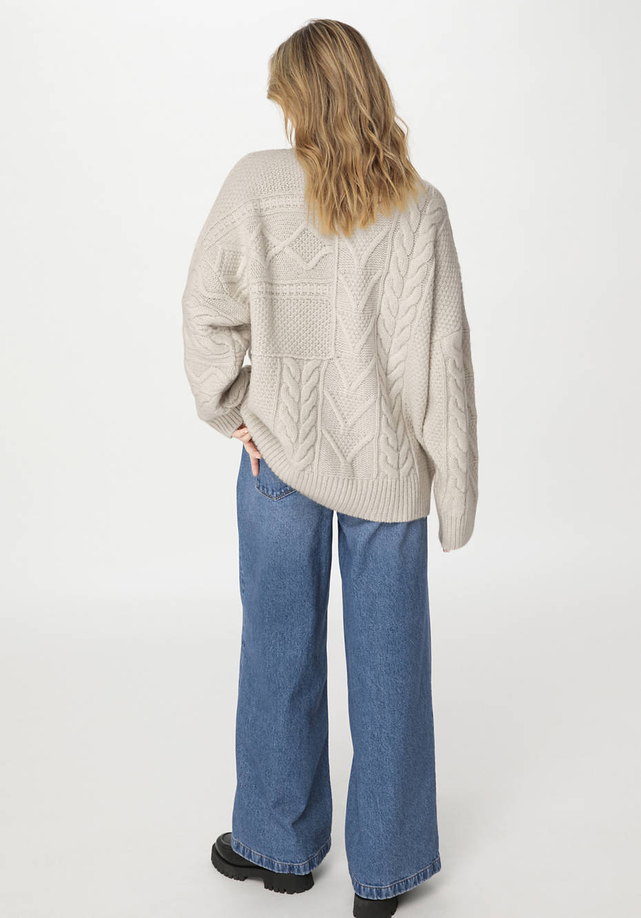WUNDERKIND X HESSNATUR Pullover aus reiner Merinowolle