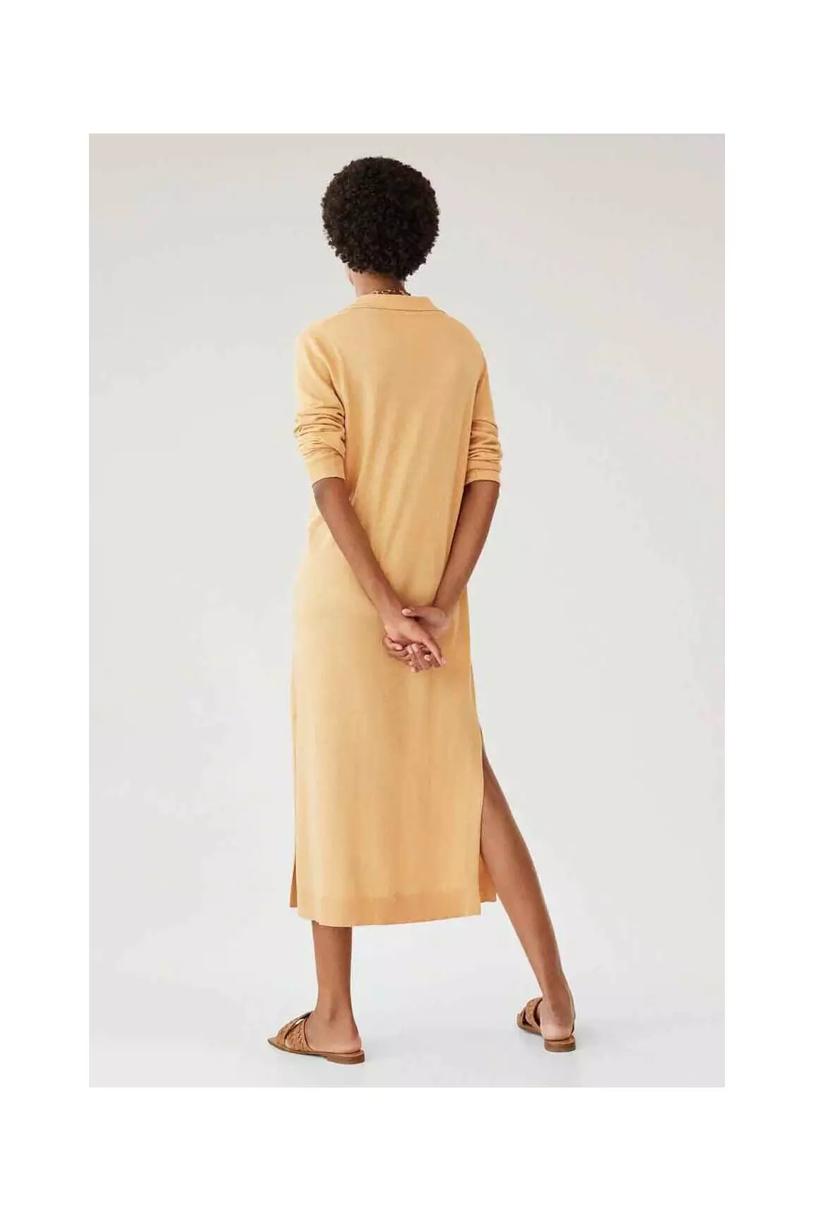 Mango Robes Pulls Femme couleur marron