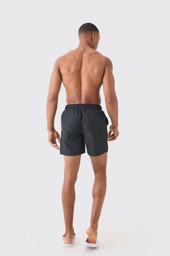 2er-Pack mittellange Man Signature Badehose